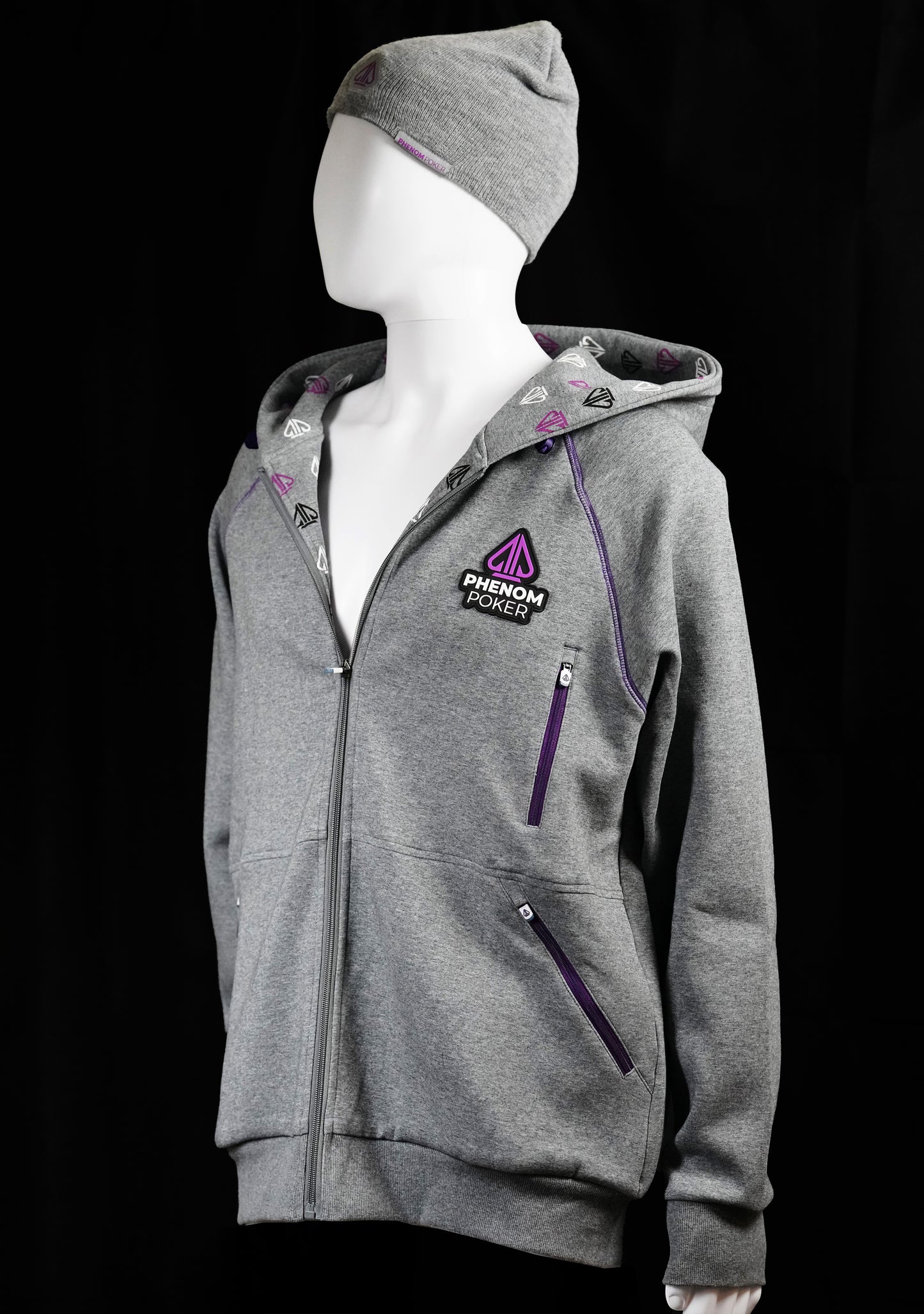 Zip-up (Grey) Phenom Hoodie
